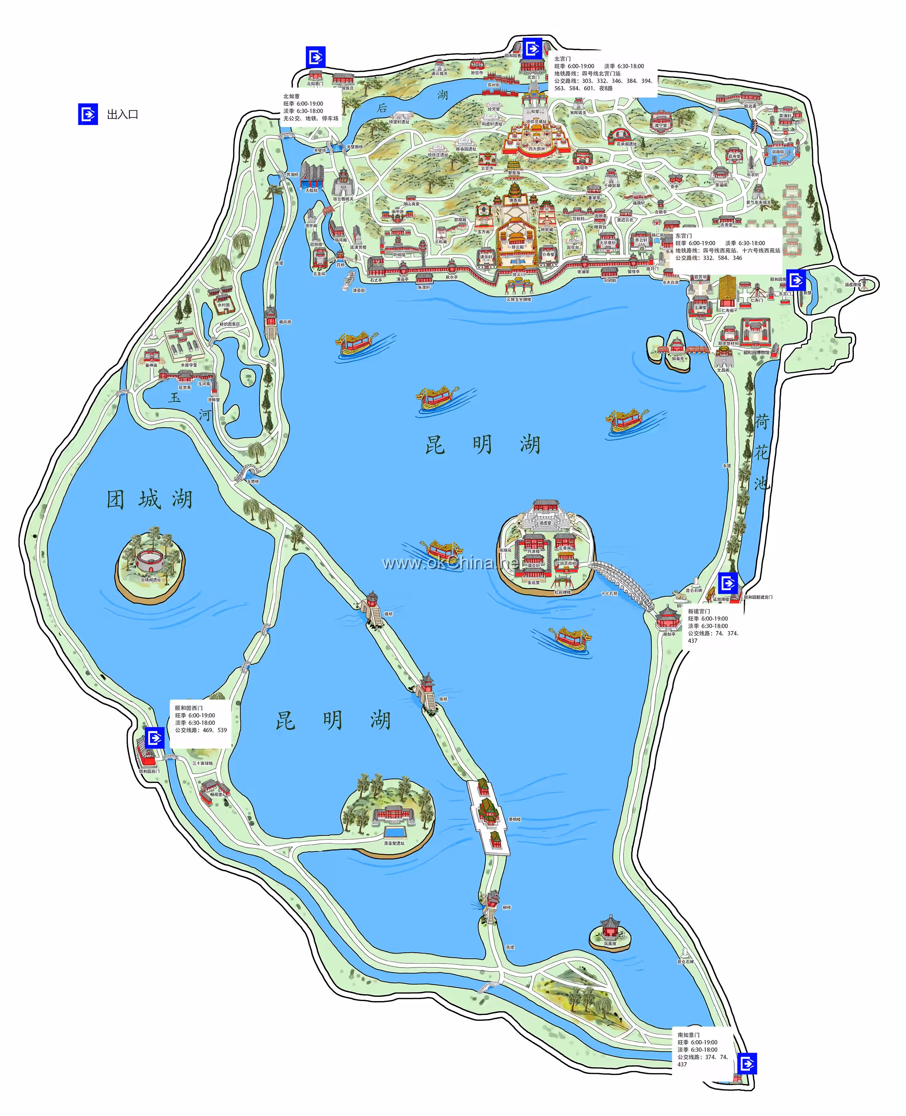 Map of Summer Palace