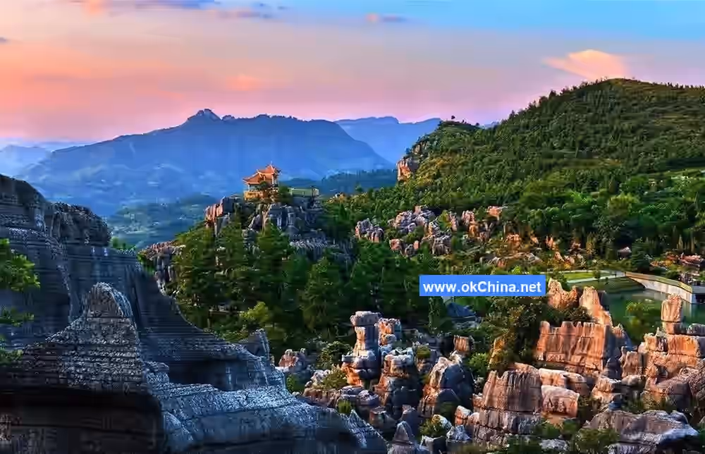 Wansheng Black Mountain Valley And Dragon Scale Stone Sea Scenic Area