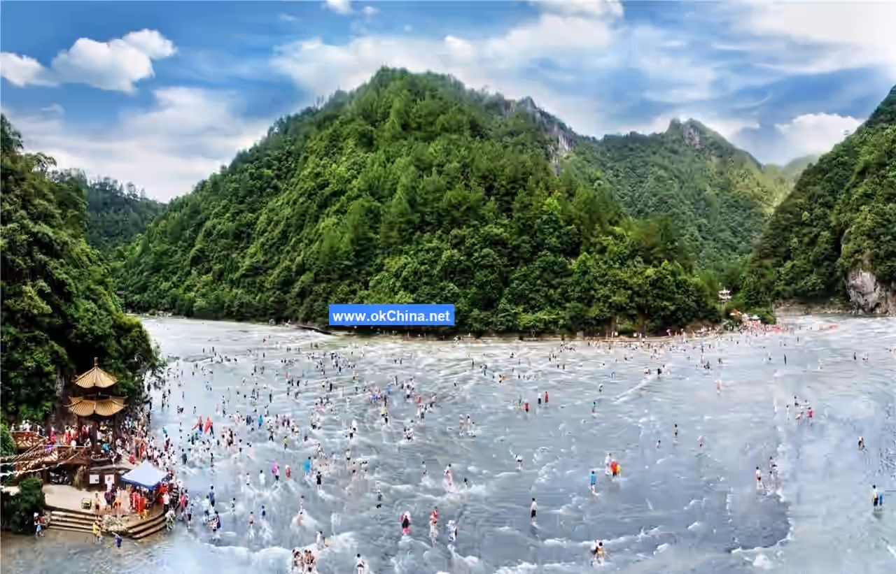 Baishuiyang And Yuanyang Stream Tourist Area