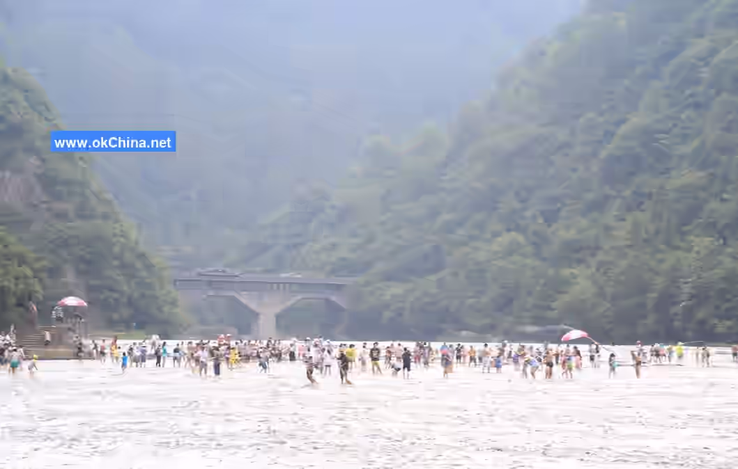 Baishuiyang And Yuanyang Stream Tourist Area